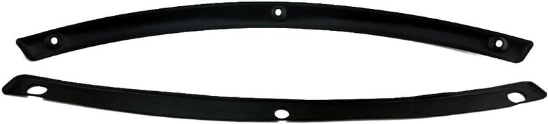 Twinyan Motorcycle Windscreen Windshield Trim Gloss Black Steel Smooth Compatible for Harley Davidson Touring Street Glide Electra Glide Ultra Limited Tri Glide 1996-2013 - Image 3
